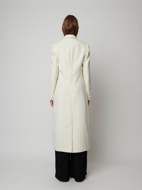 CASPEN COAT - IVORY - EFFIE KATS