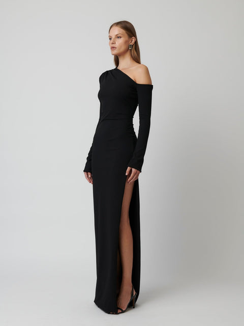 CAYLEY GOWN - BLACK - EFFIE KATS