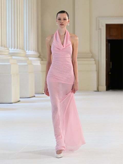 Cleo Gown - Petal Pink - EFFIE KATS