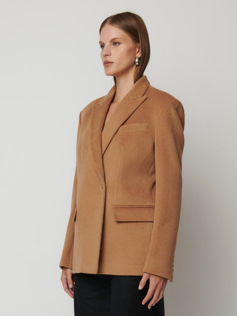 DALLAS BLAZER - CAMEL - EFFIE KATS