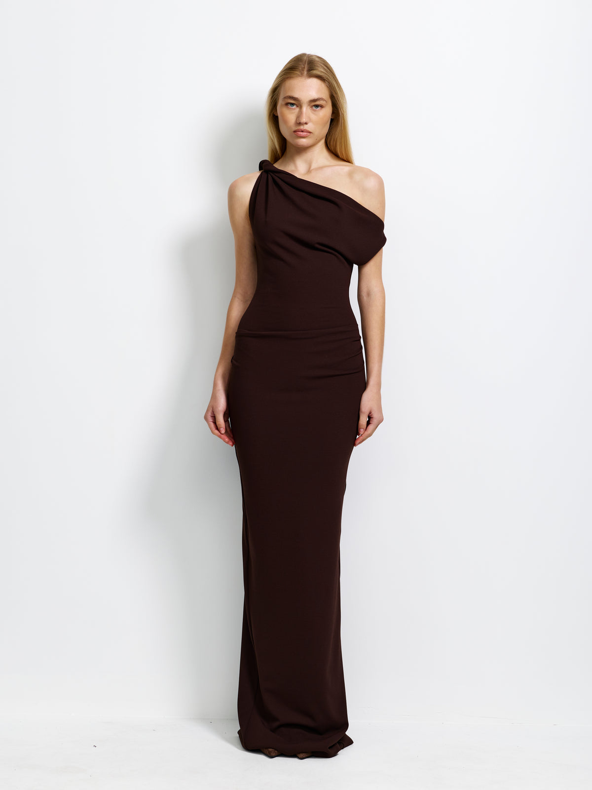 Kaja Gown - Coffee - EFFIE KATS