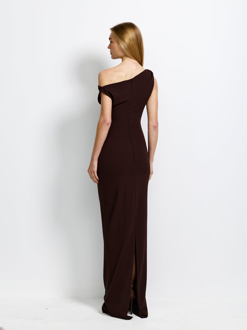 Kaja Gown - Coffee - EFFIE KATS