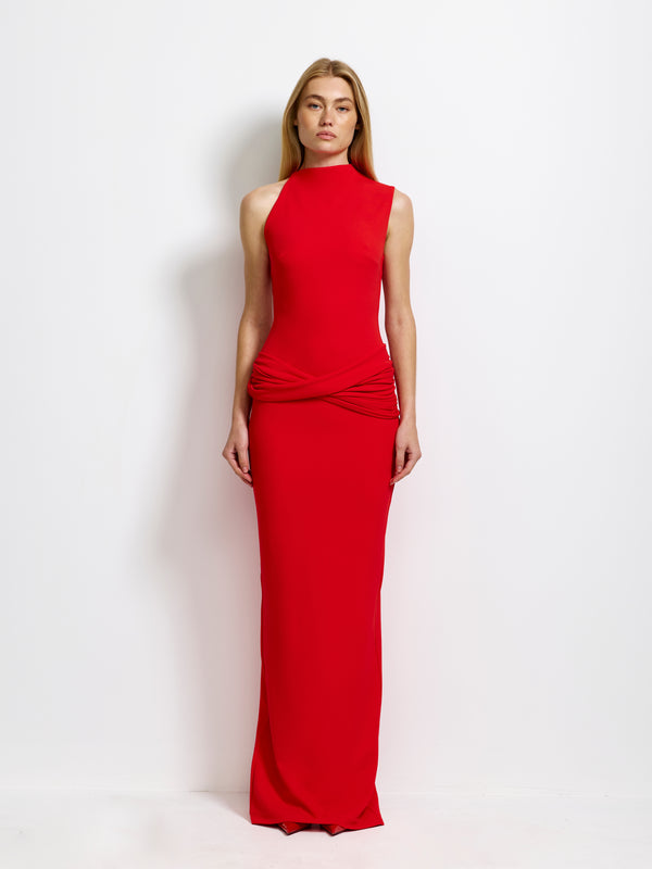Emmeline Gown - Cherry Red