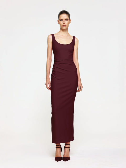 Gable Midi - Wine - EFFIE KATS