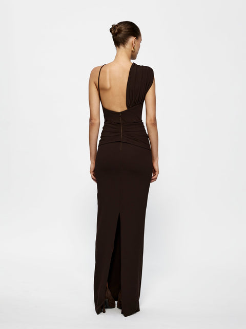 Greer Gown - Coffee - EFFIE KATS