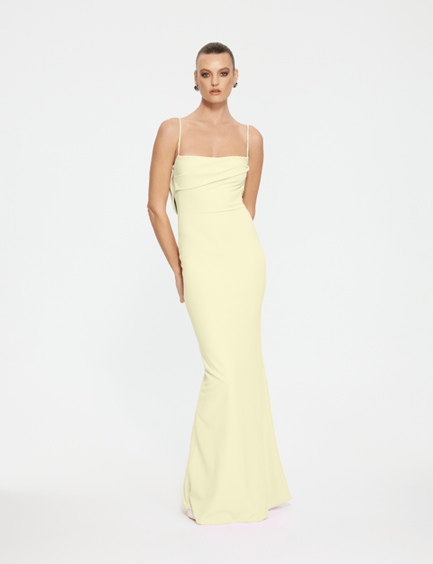 Havilland Gown - Lemon - EFFIE KATS