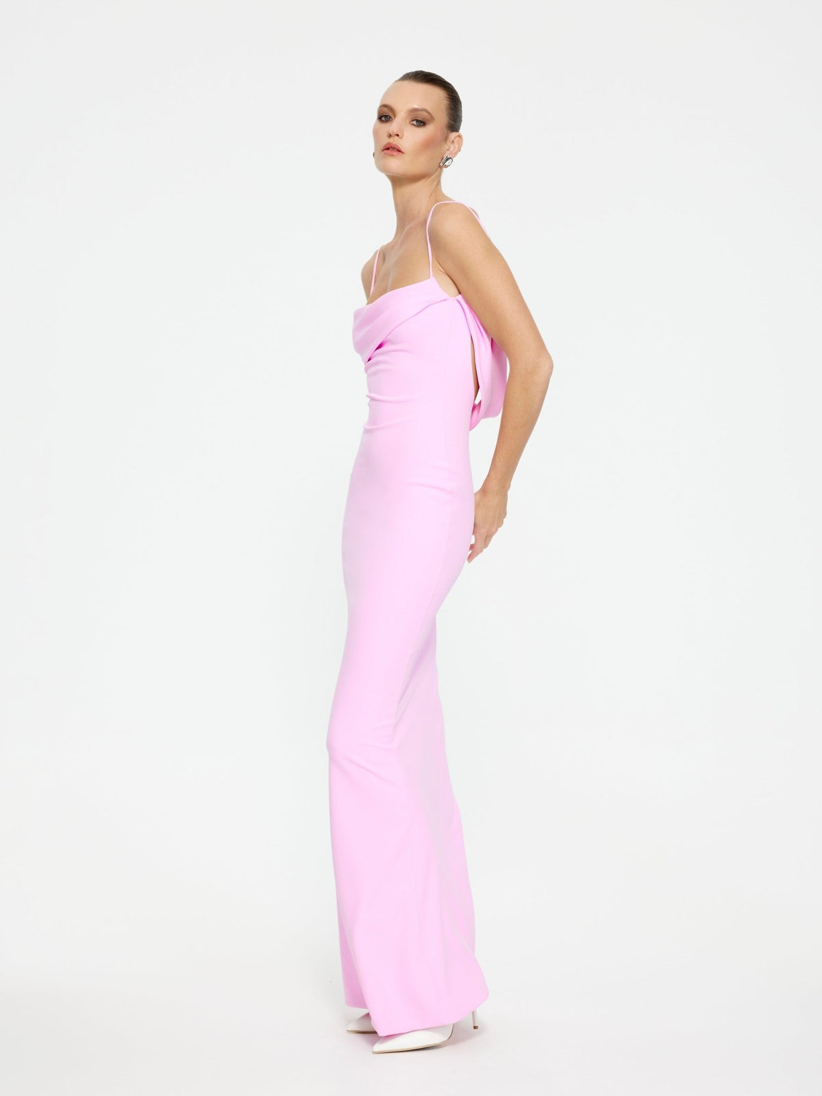 Havilland Gown - Taffy Pink - EFFIE KATS