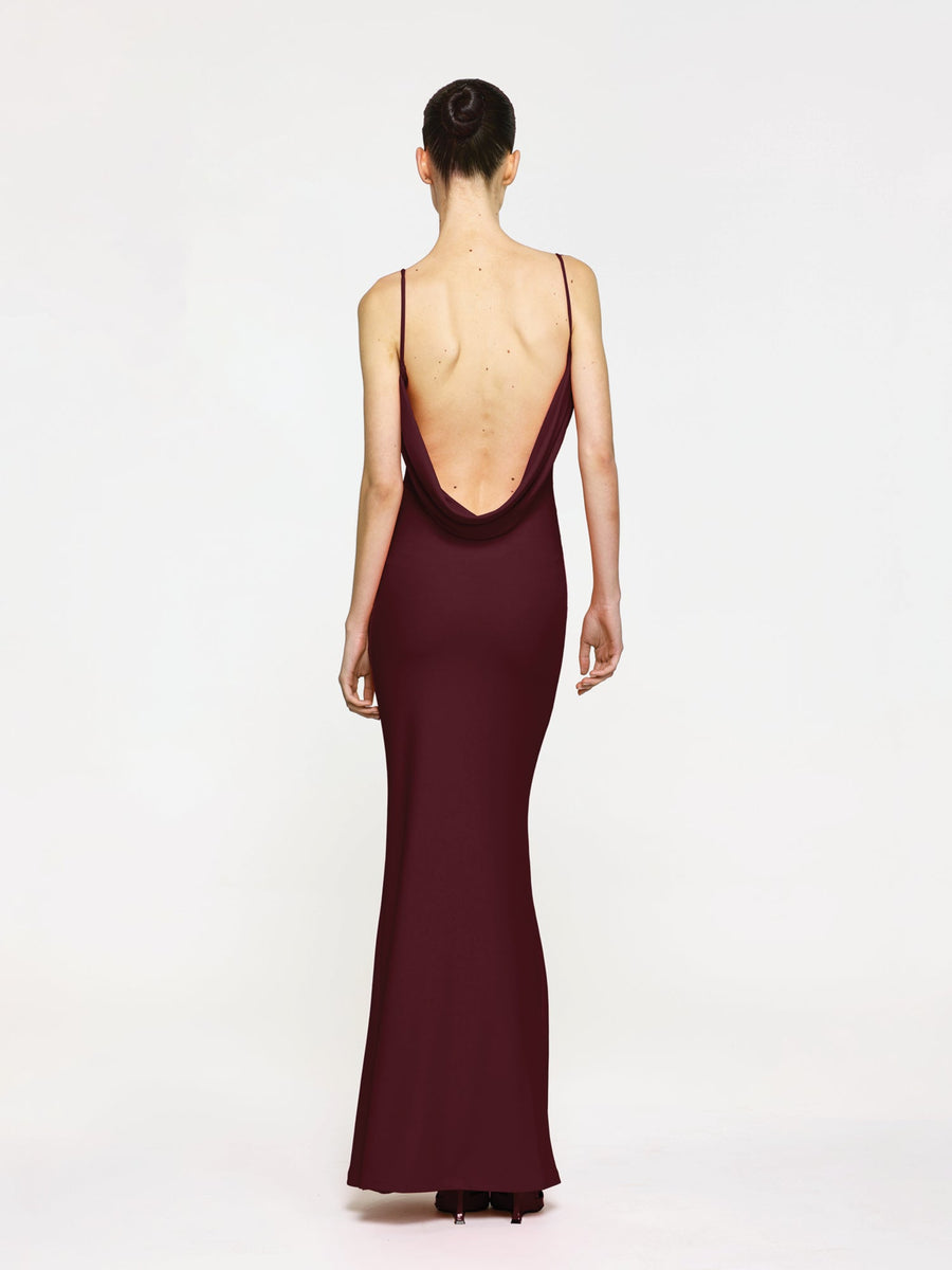 Havilland Gown - Wine - EFFIE KATS