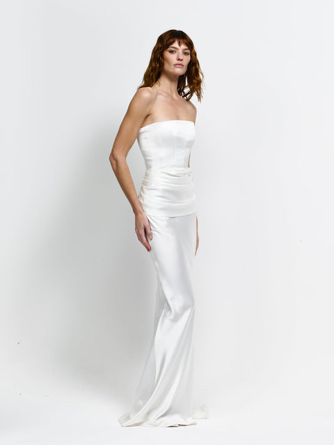 Indira Gown - Ivory - EFFIE KATS