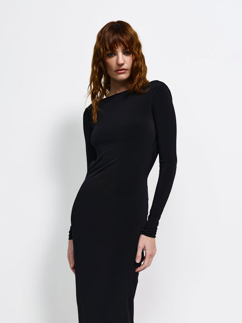 Ishani Gown - Black - EFFIE KATS