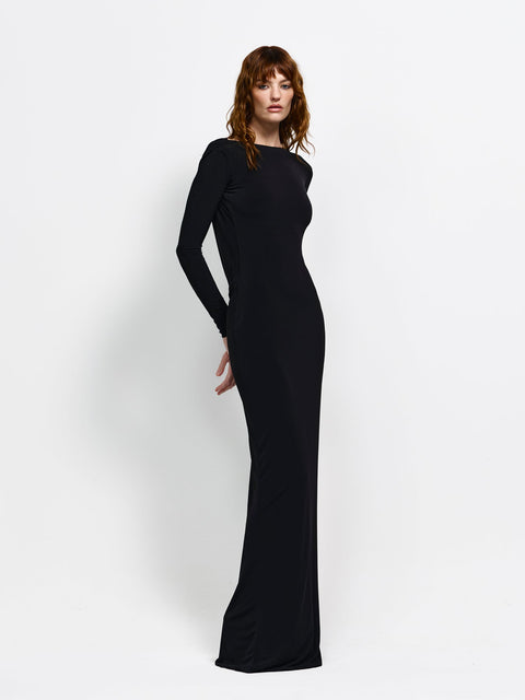 Ishani Gown - Black - EFFIE KATS