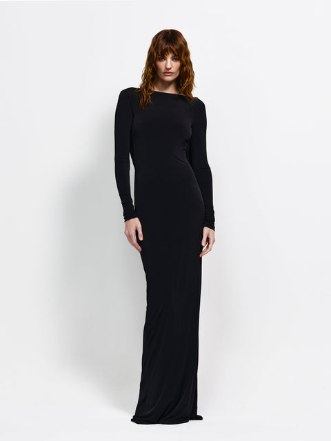 Ishani Gown - Black - EFFIE KATS