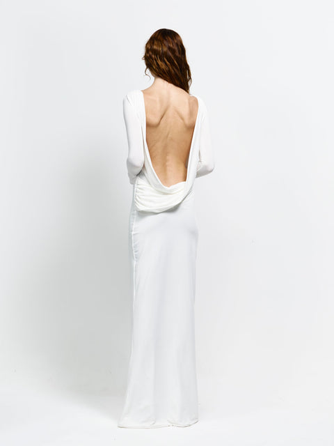 Ishani Gown - Vanilla - EFFIE KATS