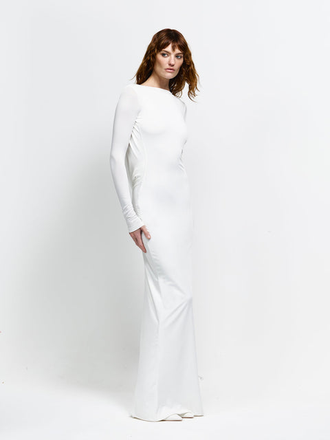 Ishani Gown - Vanilla - EFFIE KATS