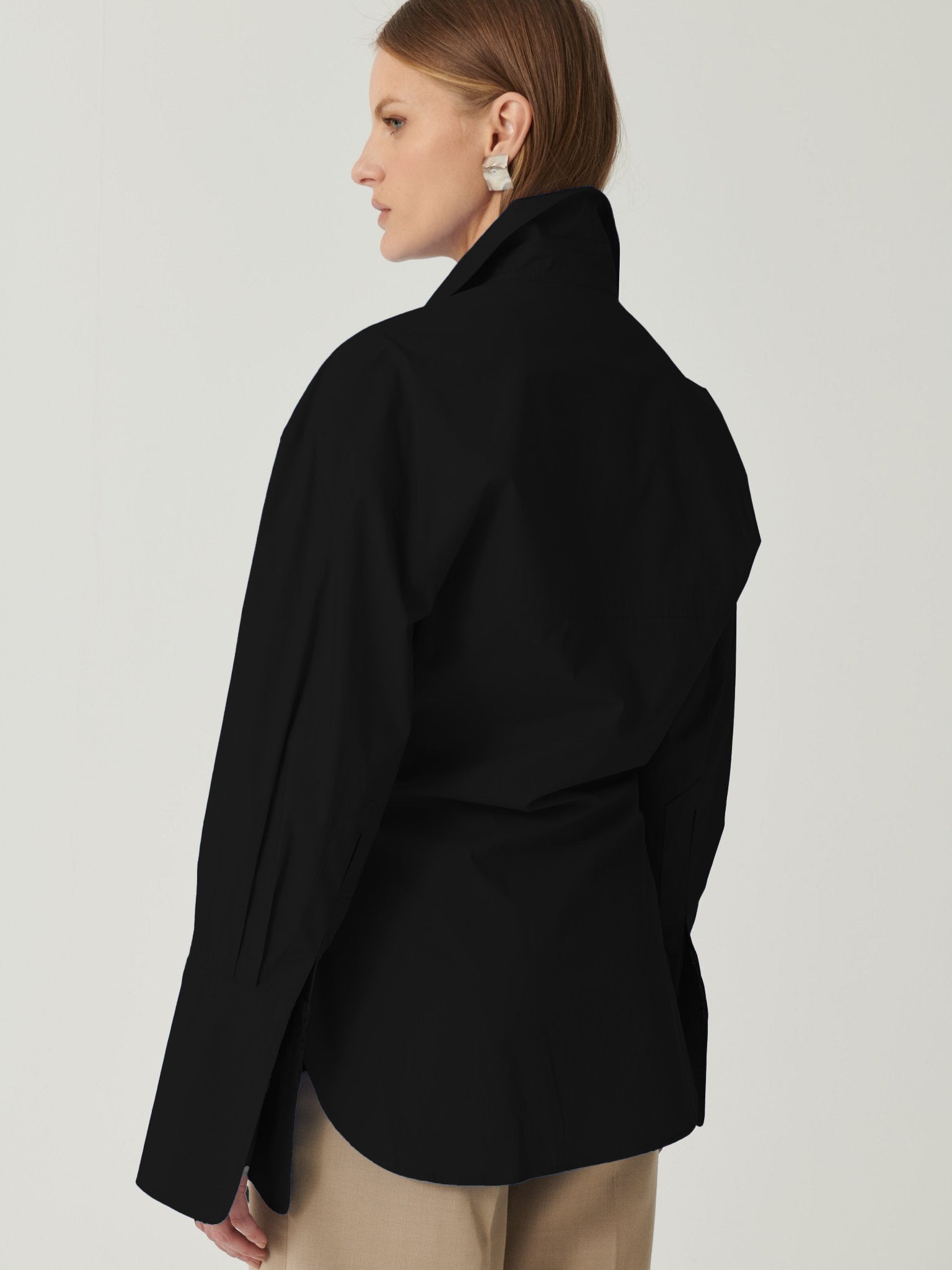 KALISHA SHIRT - BLACK - EFFIE KATS