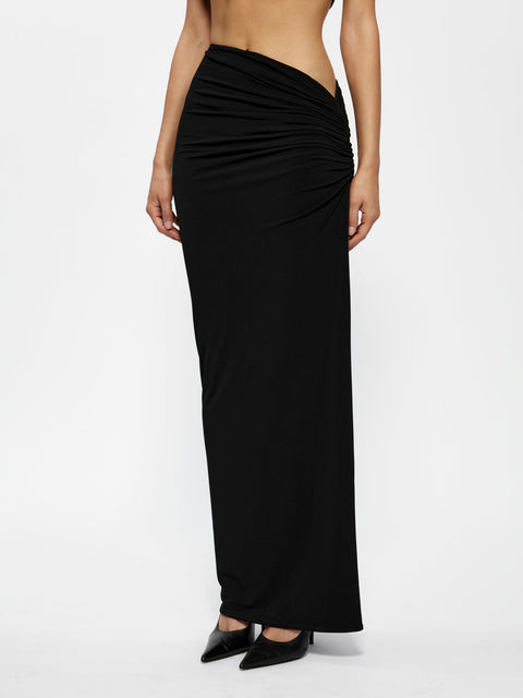 Kayson Maxi Skirt - Black - EFFIE KATS