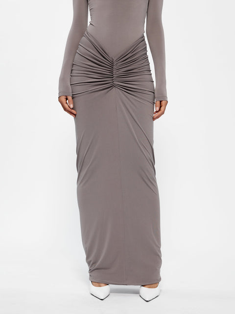 Kayson Maxi Skirt - Nutmeg - EFFIE KATS