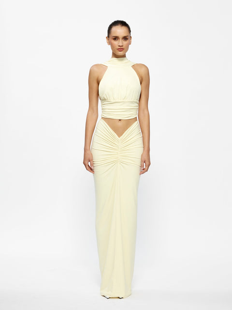 Kayson Skirt - Lemon - EFFIE KATS