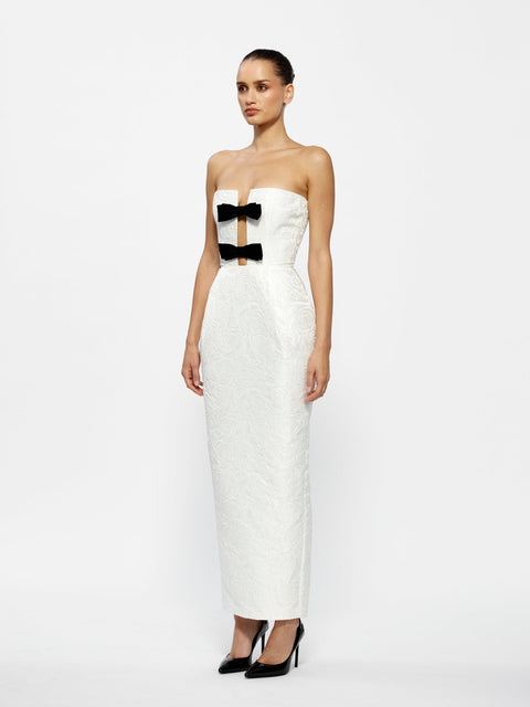 Kiera Dress - Ivory - EFFIE KATS