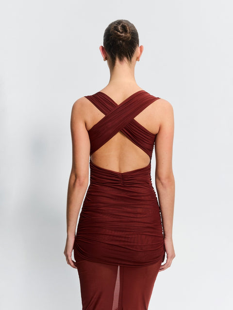 Layla Dress - Rust - EFFIE KATS