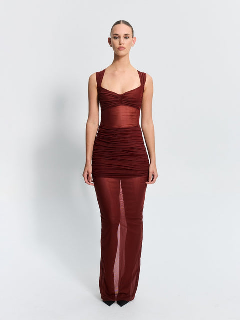 Layla Dress - Rust - EFFIE KATS