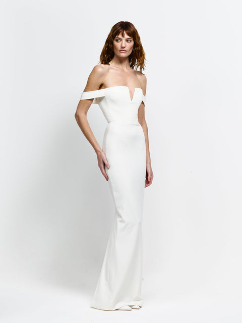Louella Gown - Ivory - EFFIE KATS
