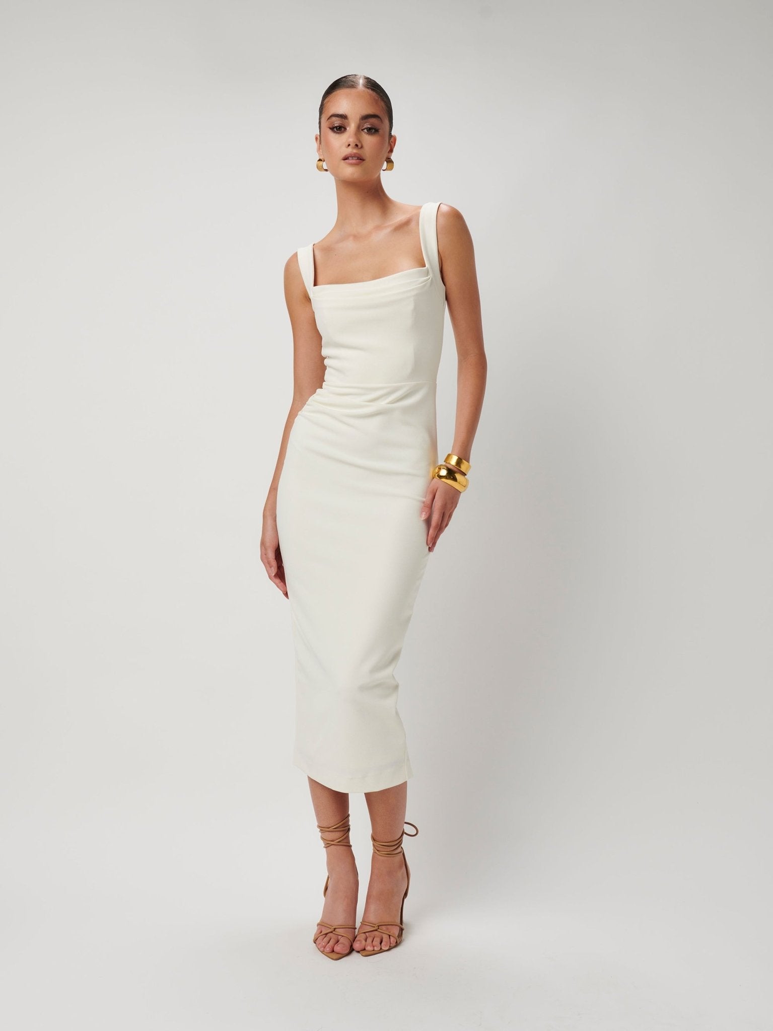 Marbella Dress - Ivory - EFFIE KATS
