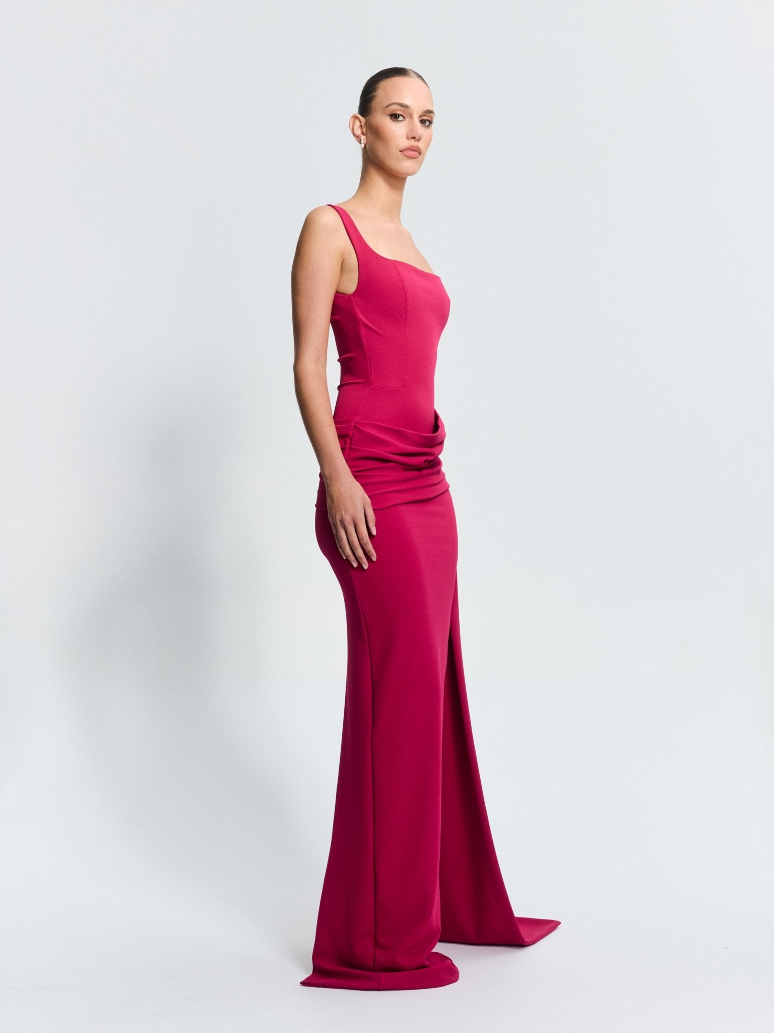 Merle Gown - Raspberry - EFFIE KATS
