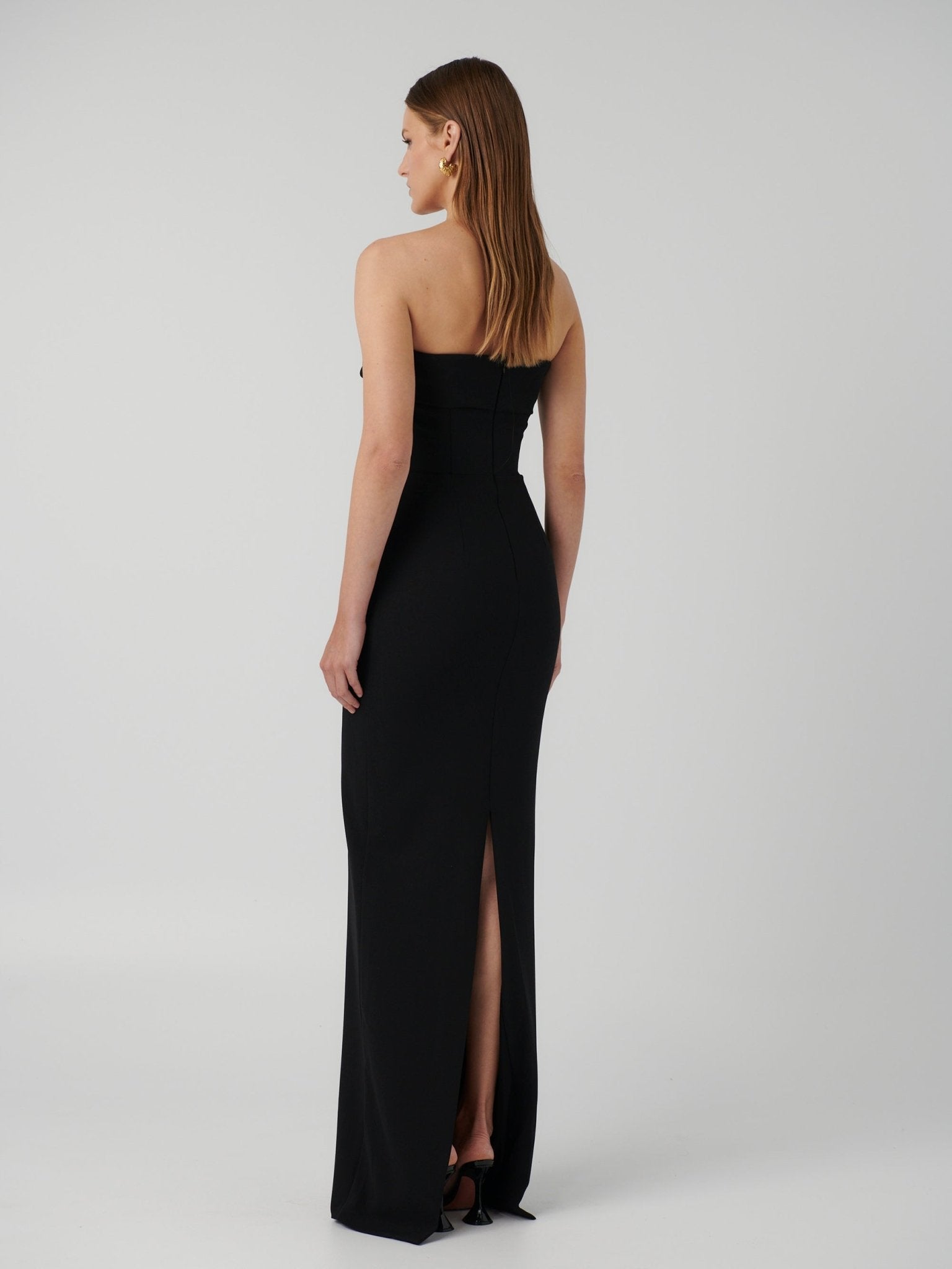 MONROE GOWN - BLACK - EFFIE KATS