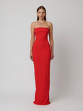 MONROE GOWN - CHERRY RED