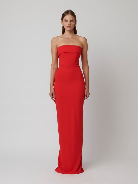 MONROE GOWN - CHERRY RED - EFFIE KATS