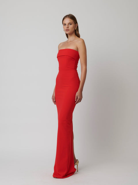MONROE GOWN - CHERRY RED - EFFIE KATS