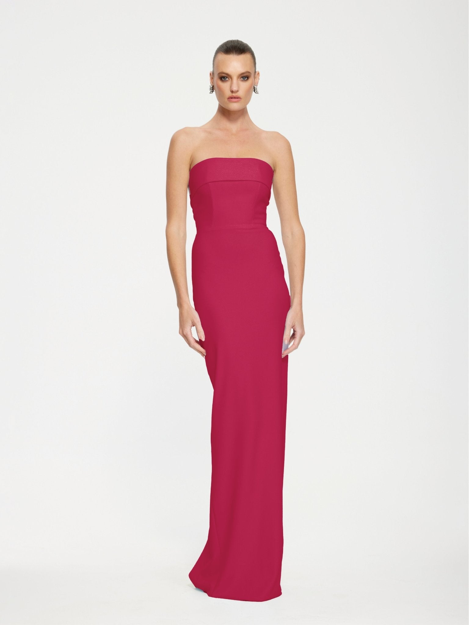 MONROE GOWN - Raspberry - EFFIE KATS