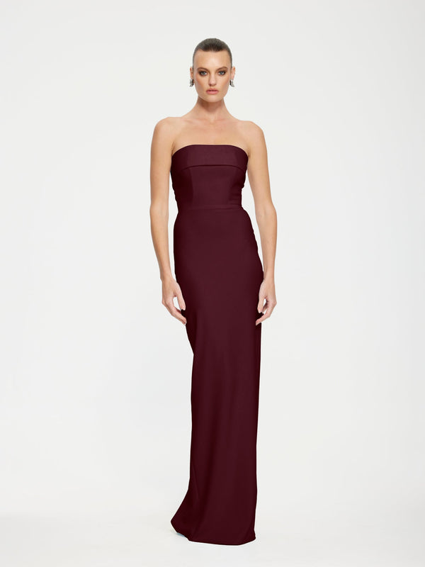 MONROE GOWN - Wine - EFFIE KATS