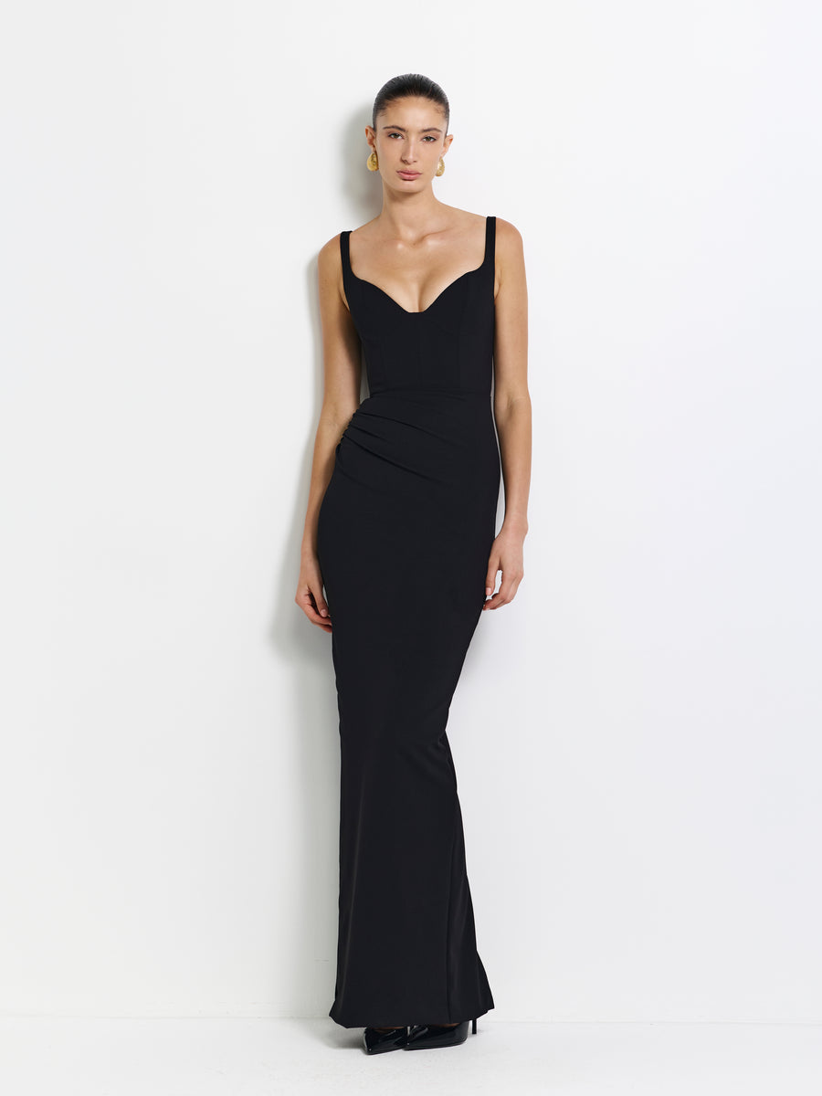 Pearl Gown - Black - EFFIE KATS