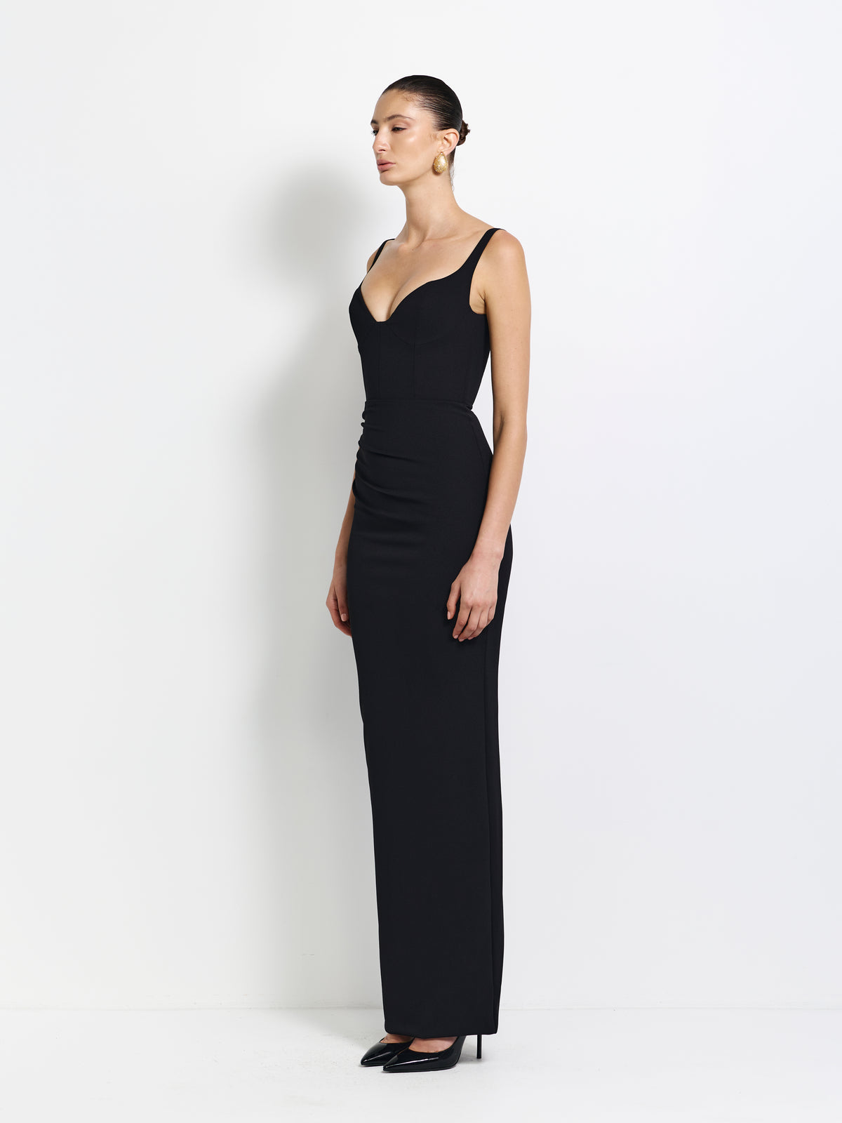 Pearl Gown - Black - EFFIE KATS