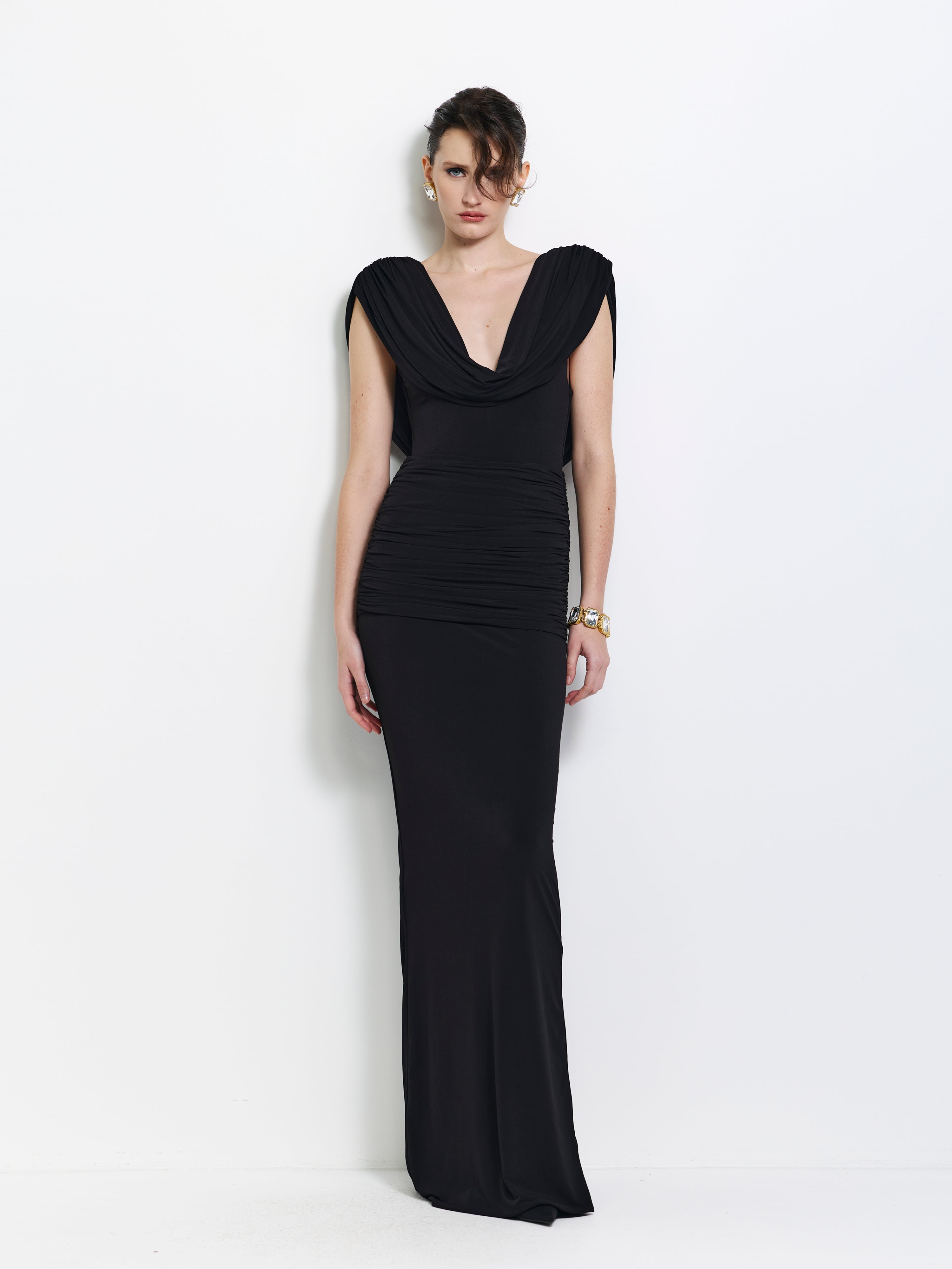 Steele Gown - Black - EFFIE KATS