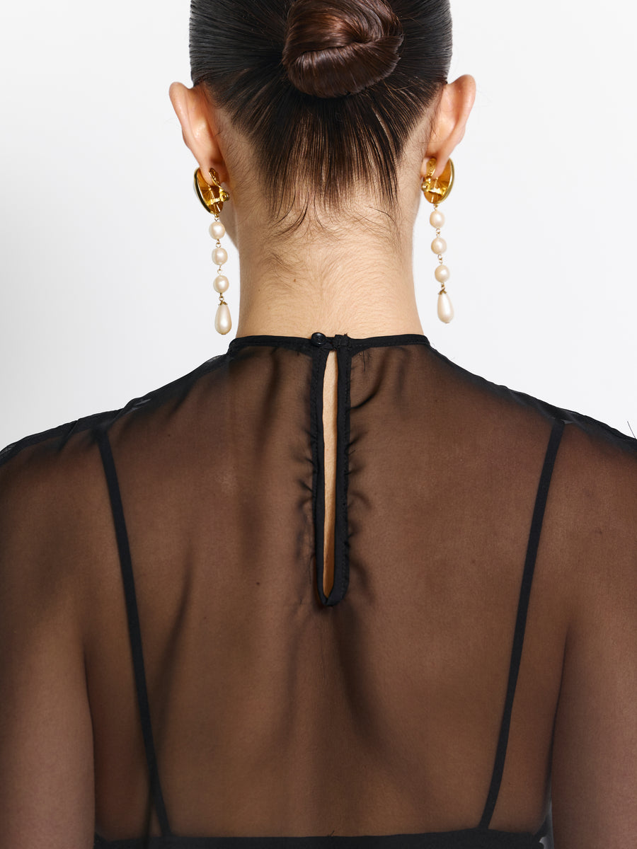 Charleze Cape - Black - EFFIE KATS