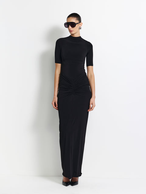 Kayson Maxi Skirt - Black - EFFIE KATS