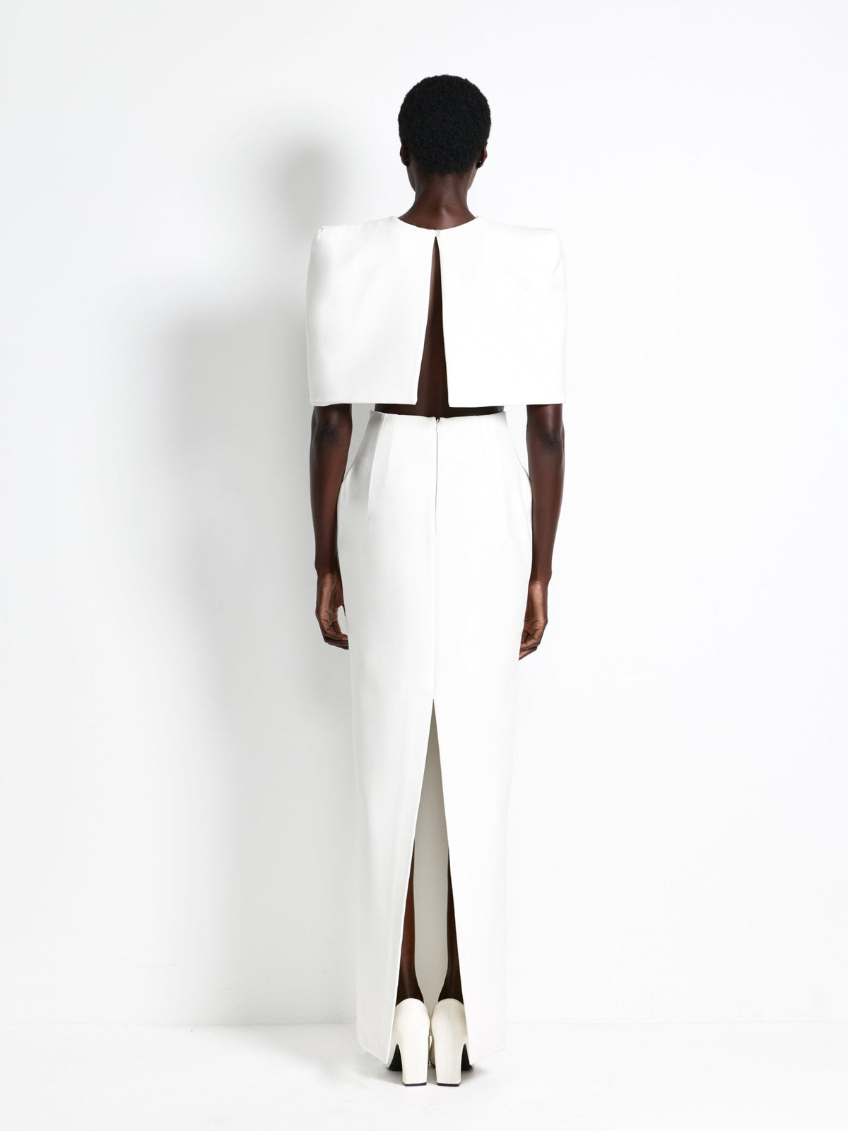 Octavia Skirt - Ivory - EFFIE KATS