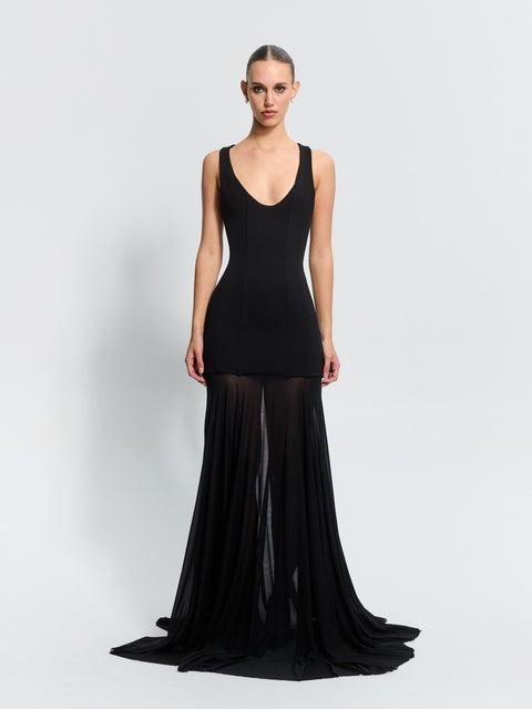 Odessa Gown - Black - EFFIE KATS