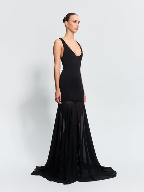 Odessa Gown - Black - EFFIE KATS