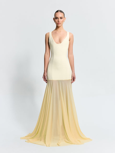 Odessa Gown - Lemon - EFFIE KATS