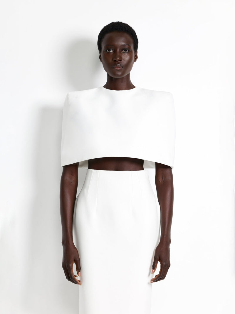 Olympia Cape - Ivory - EFFIE KATS