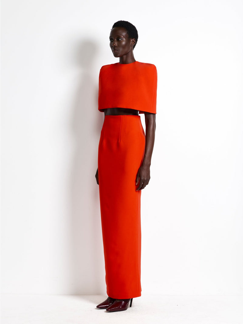 Octavia Skirt - Red - EFFIE KATS