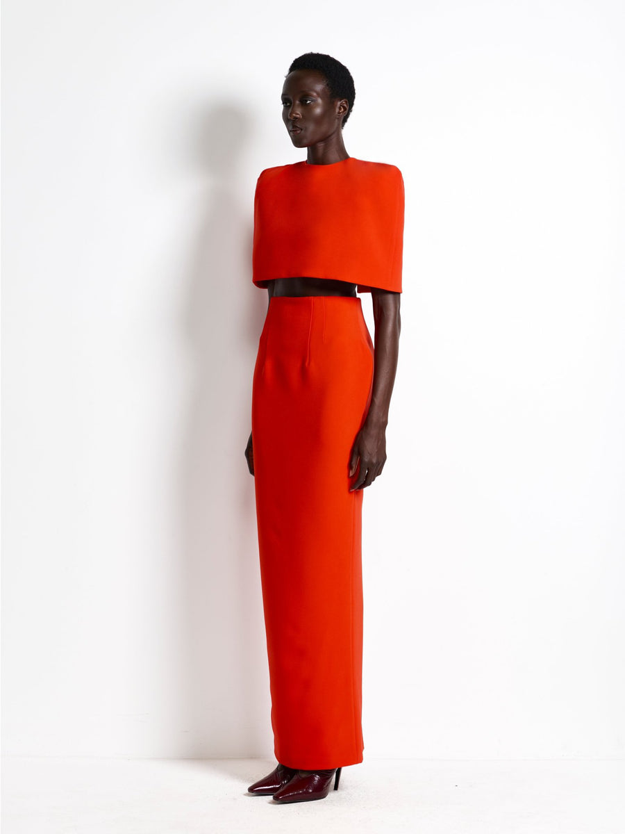 Octavia Skirt - Red - EFFIE KATS