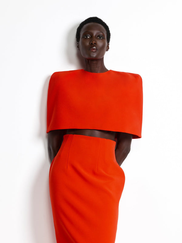 Olympia Cape - Red - EFFIE KATS