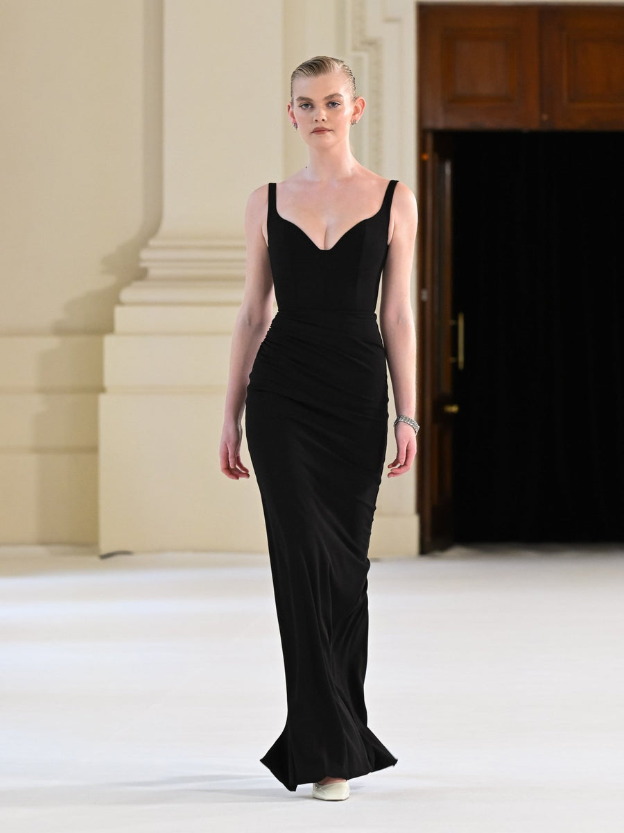 Pearl Gown - Black - EFFIE KATS
