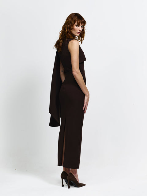 Romi Dress - Coffee - EFFIE KATS