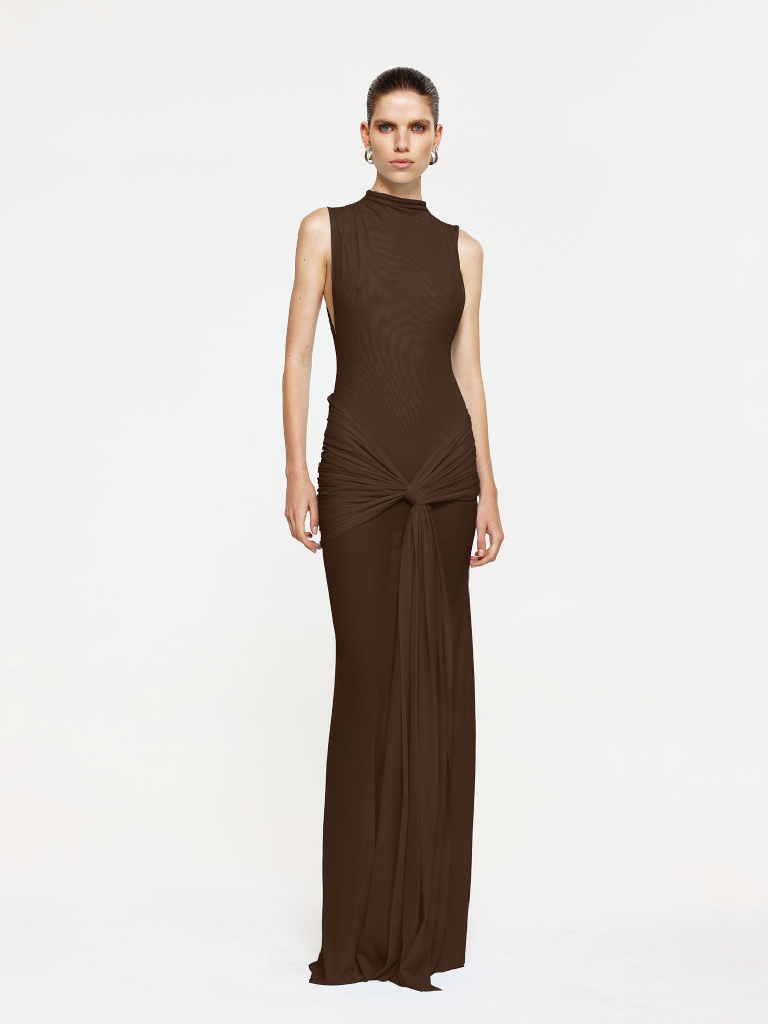 Roza Maxi Dress - Chocolate - EFFIE KATS